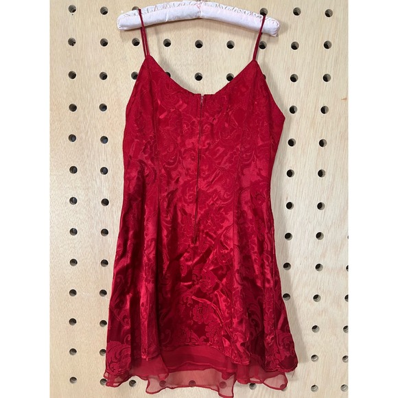 90s red mini dress - Picture 2 of 6